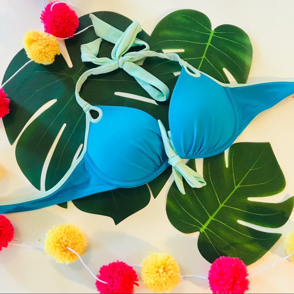 Victoria Secret block color bombshell bikini top